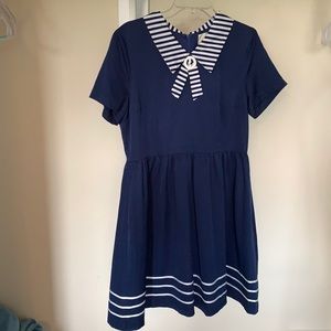 Nautical theme fervour dress